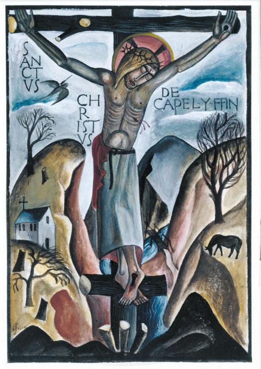 Sanctus Christus de Capel-y-ffin 1925 by David Jones 1895-1974