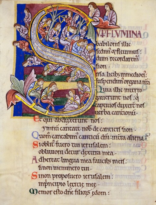 St Alban's Psalter - Psalm 136.jpg